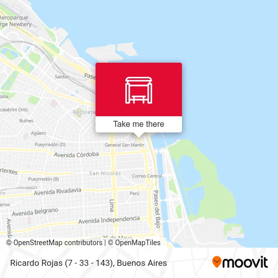 Ricardo Rojas (7 - 33 - 143) map