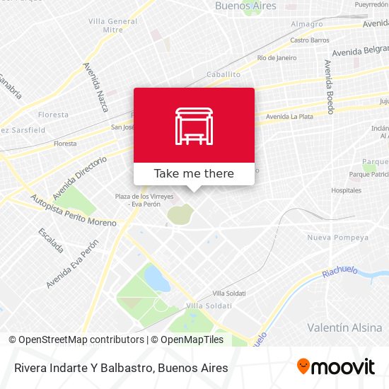 Mapa de Rivera Indarte Y Balbastro