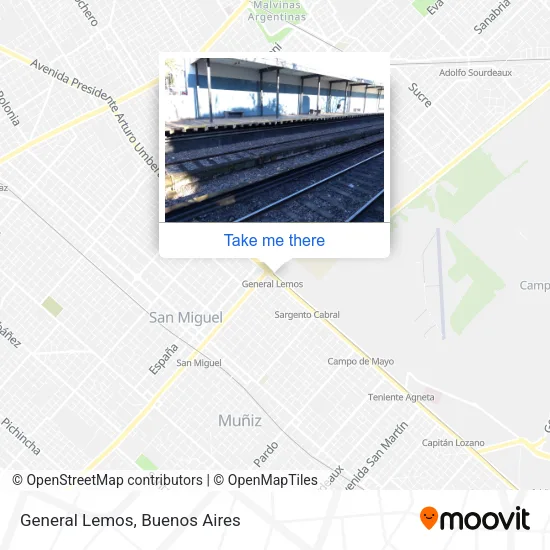 General Lemos map