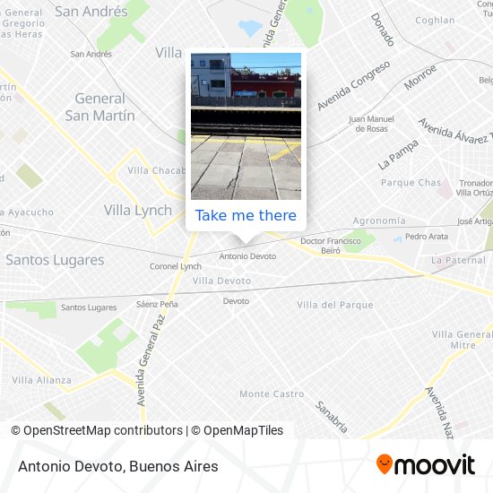 Mapa de Antonio Devoto