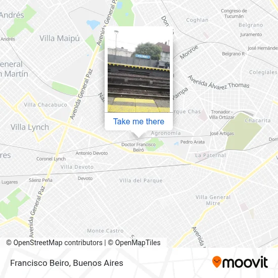 Francisco Beiro map