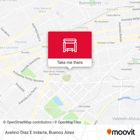 Avelino Díaz E Indarte map