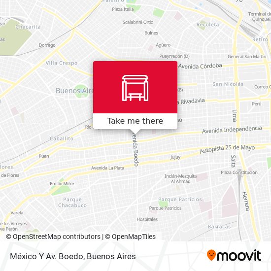 Mapa de México Y Av. Boedo