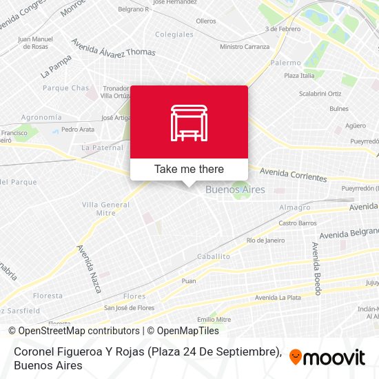 Mapa de Coronel Figueroa Y Rojas (Plaza 24 De Septiembre)