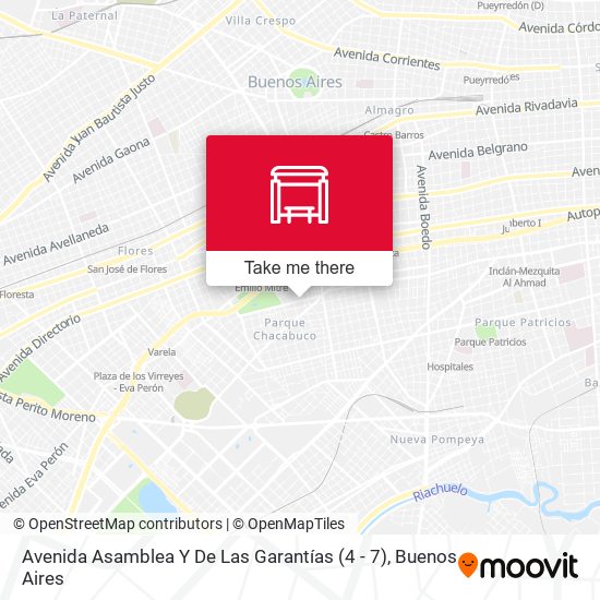 Avenida Asamblea Y De Las Garantías (4 - 7) map