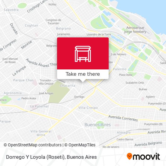 Mapa de Dorrego Y Loyola (Roseti)