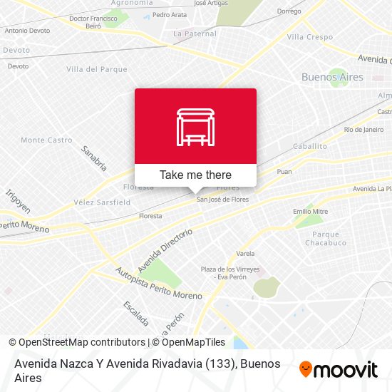 Avenida Nazca Y Avenida Rivadavia (133) map