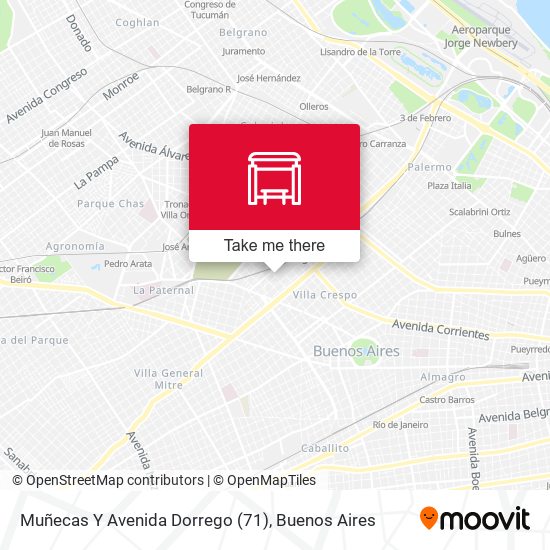 Muñecas Y Avenida Dorrego (71) map