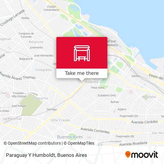 Paraguay Y Humboldt map