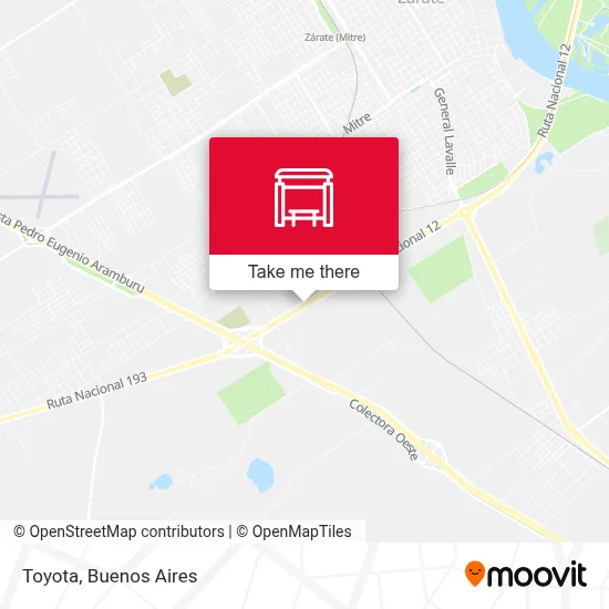 Toyota map