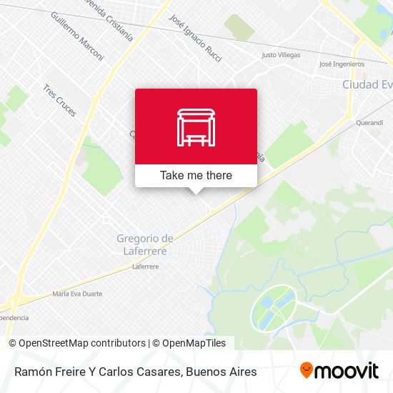 Ramón Freire Y Carlos Casares map