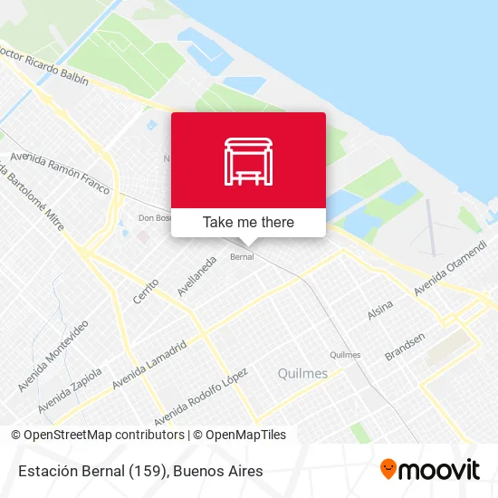 Estación Bernal (159) map