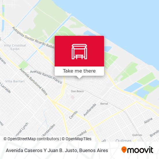 Avenida Caseros Y Juan B. Justo map