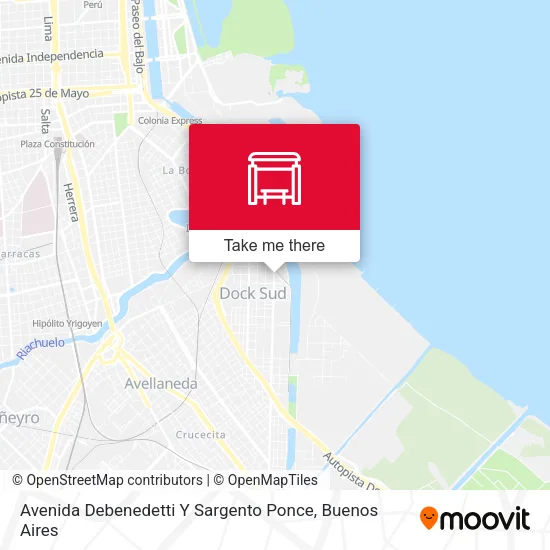 Avenida Debenedetti Y Sargento Ponce map