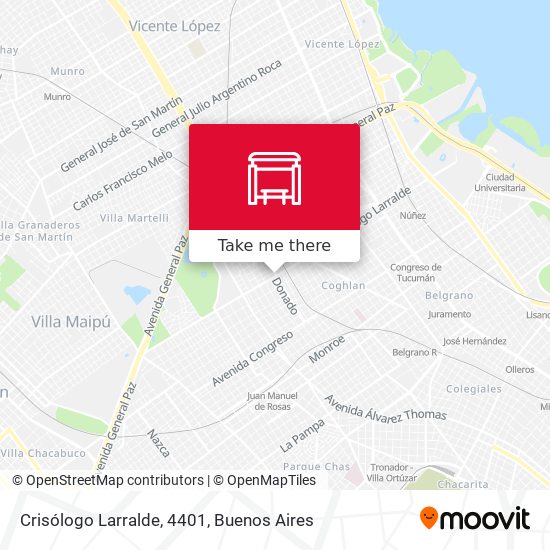 Mapa de Crisólogo Larralde, 4401