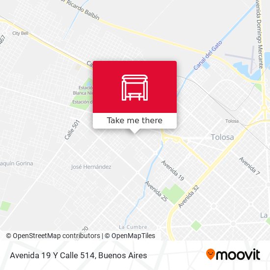 Mapa de Avenida 19 Y Calle 514