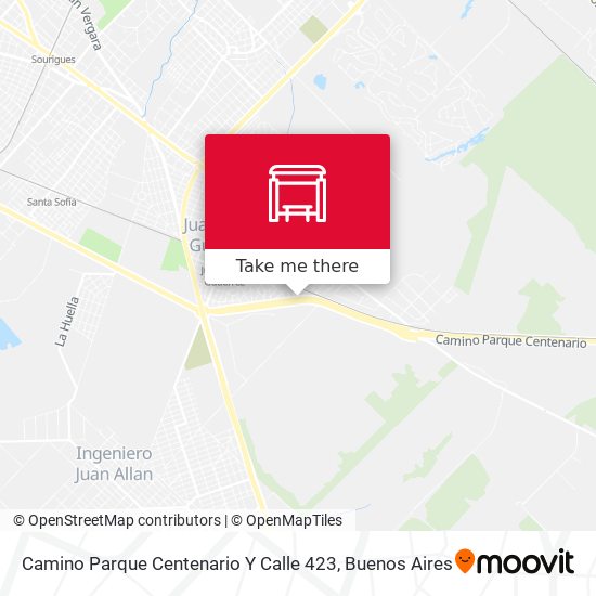 Camino Parque Centenario Y Calle 423 map