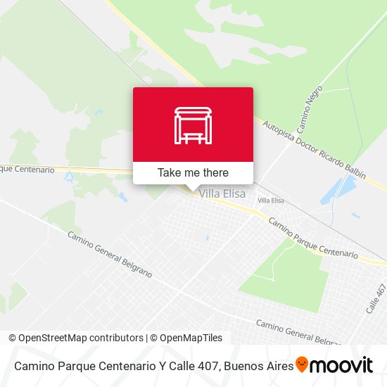 Camino Parque Centenario Y Calle 407 map