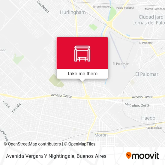 Avenida Vergara Y Nightingale map