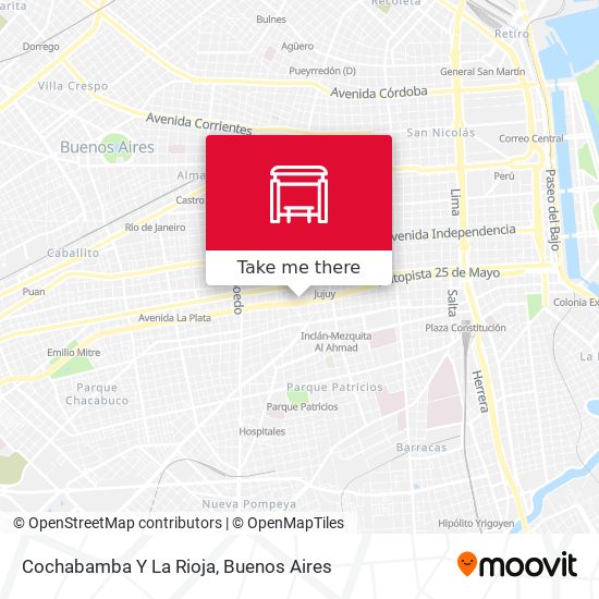 Mapa de Cochabamba Y La Rioja