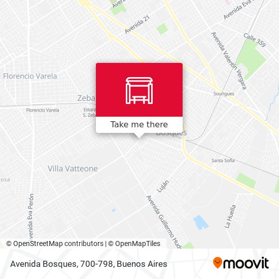 Mapa de Avenida Bosques, 700-798