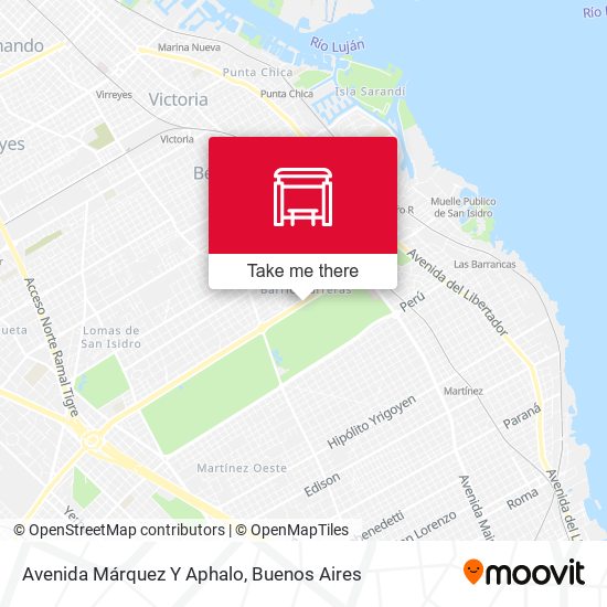 Mapa de Avenida Márquez Y Aphalo