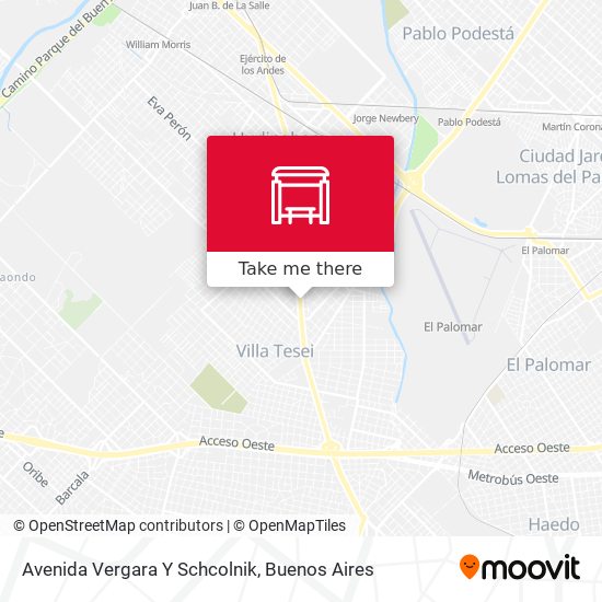 Avenida Vergara Y Schcolnik map
