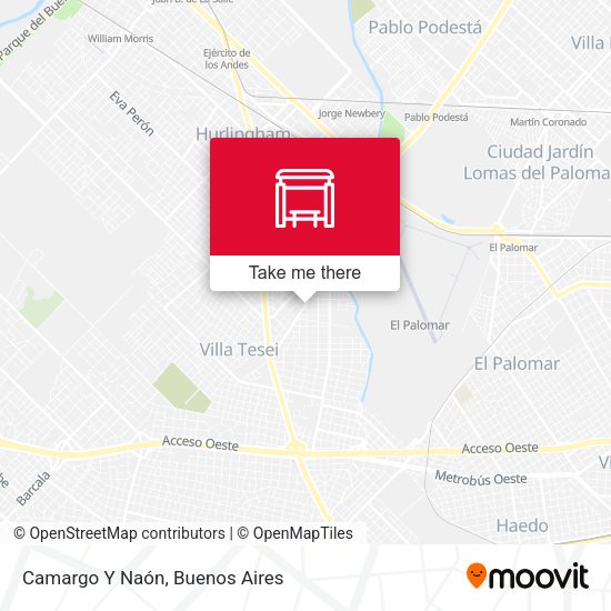 Camargo Y Naón map