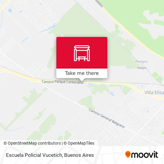 Mapa de Escuela Policial Vucetich