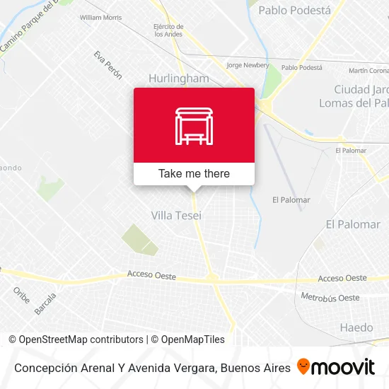 Concepción Arenal Y Avenida Vergara map