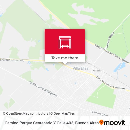 Camino Parque Centenario Y Calle 403 map