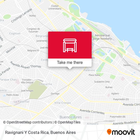 Ravignani Y Costa Rica map