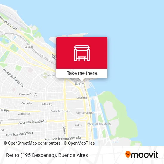 Retiro (195 Descenso) map