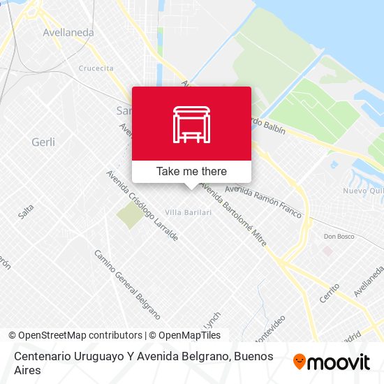 Centenario Uruguayo Y Avenida Belgrano map