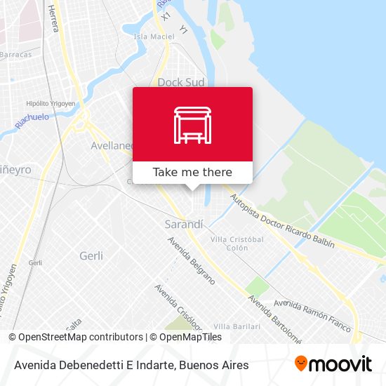 Mapa de Avenida Debenedetti E Indarte