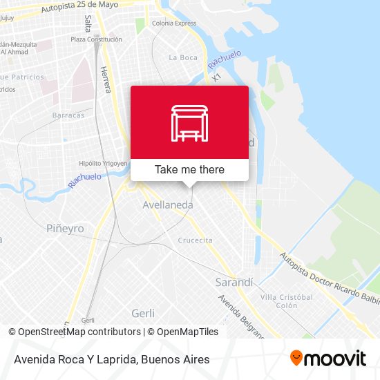 Avenida Roca Y Laprida map