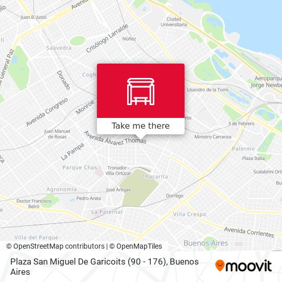Plaza San Miguel De Garicoits (90 - 176) map