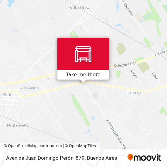 Avenida Juan Domingo Perón, 879 map