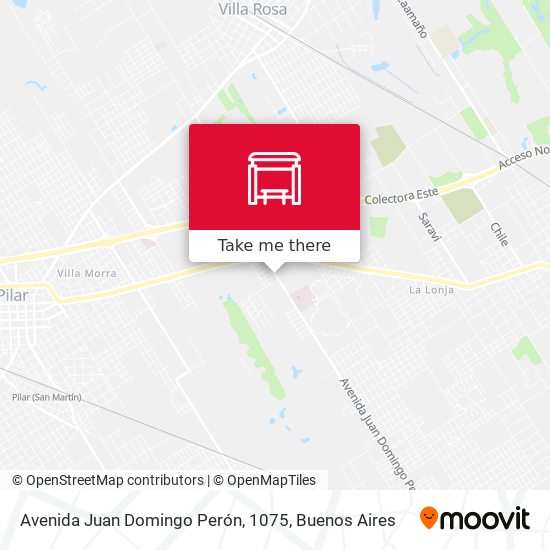 Avenida Juan Domingo Perón, 1075 map