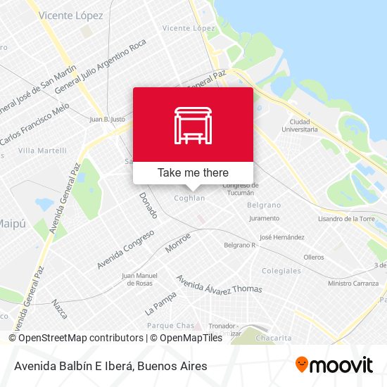 Avenida Balbín E Iberá map
