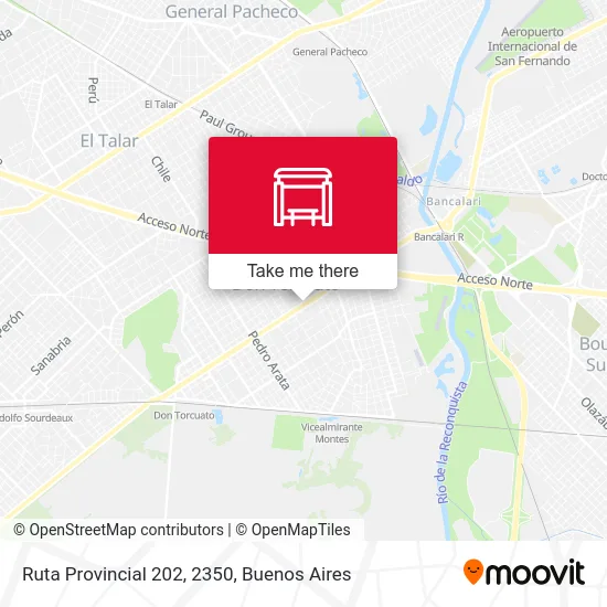 Ruta Provincial 202, 2350 map