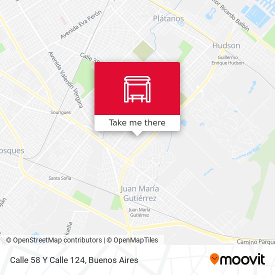 Calle 58 Y Calle 124 map
