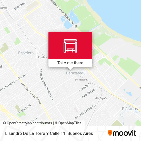 Lisandro De La Torre Y Calle 11 map