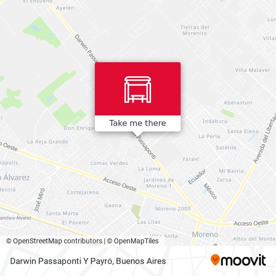 Mapa de Darwin Passaponti Y Payró