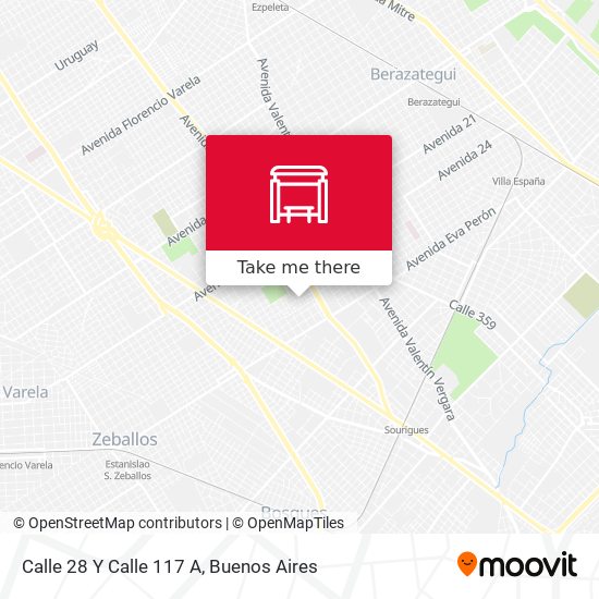 Mapa de Calle 28 Y Calle 117 A