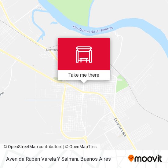 Mapa de Avenida Rubén Varela Y Salmini