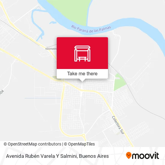Avenida Rubén Varela Y Salmini map