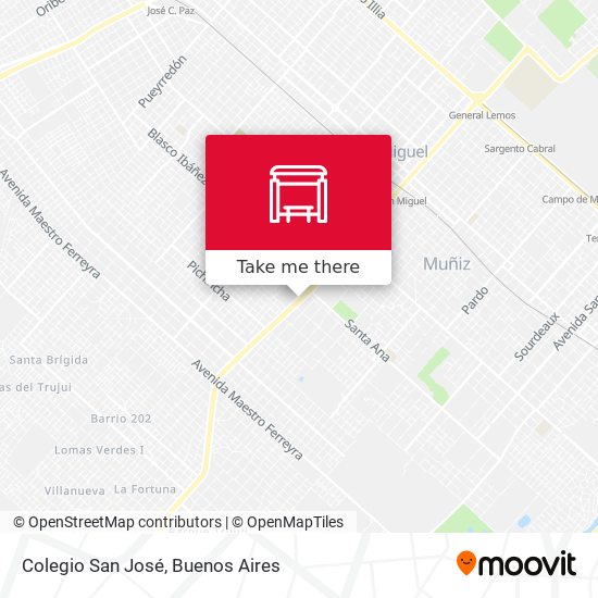 Colegio San José map