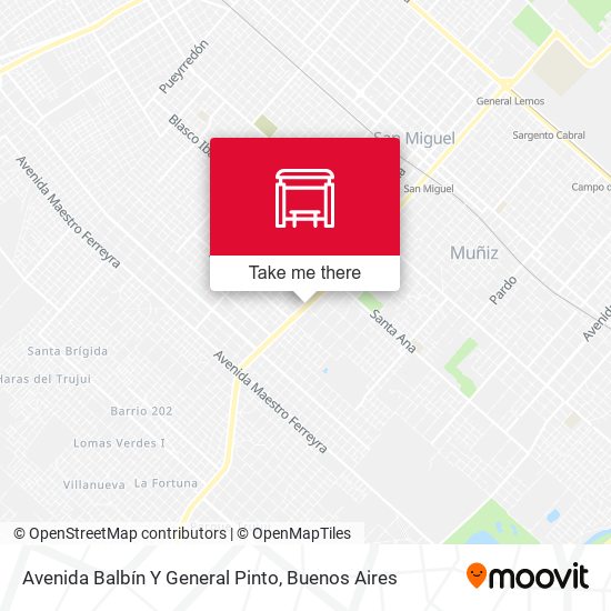 Avenida Balbín Y General Pinto map