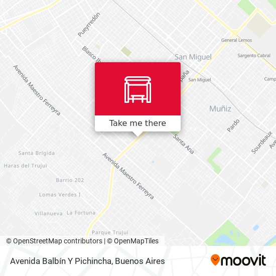 Avenida Balbín Y Pichincha map